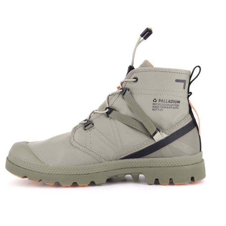 Palladium Pampa Travel Lite+ Waterdichte Laarzen Heren Olijfgroen | NL 63XWETI